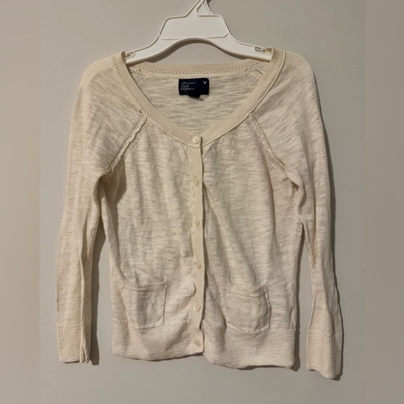 American Eagle Outfitters Sweaters - American Eagle creme colored cardigan